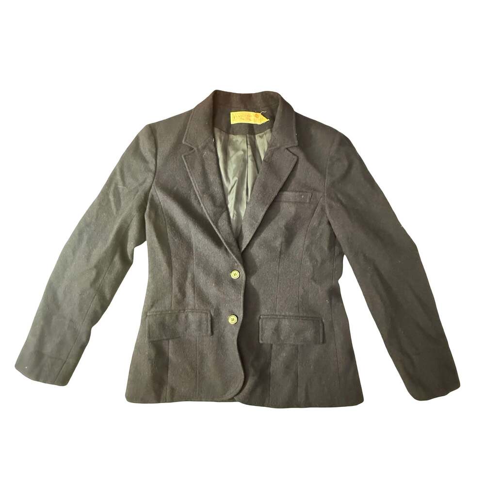 Vintage Pendleton 100% Virgin Wool Blazer Jacket Dark Blue